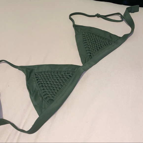Hunter Green Bikini Top - Picture 8 of 9